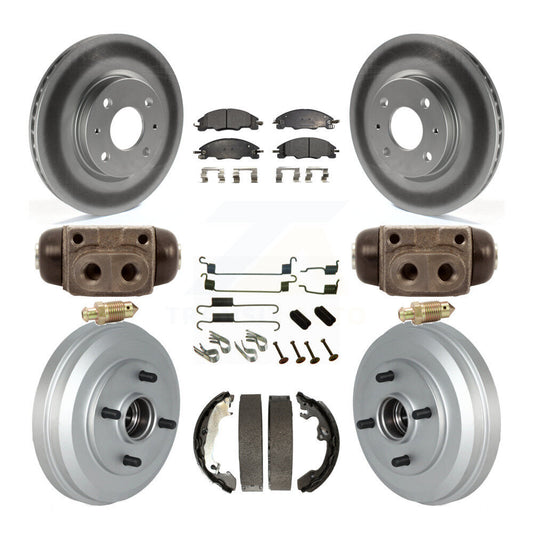 Coated Disc Rotors and Semi-Metallic Brake Pads Kit-KGF-102343 - Kit.bestparts.ca