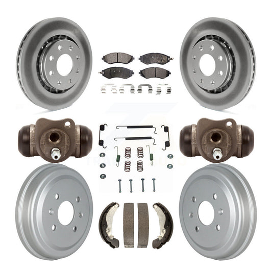 Coated Disc Rotors and Semi-Metallic Brake Pads Kit-KGF-102344 - Kit.bestparts.ca