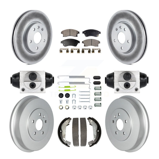 Coated Disc Rotors and Semi-Metallic Brake Pads Kit-KGF-102345 - Kit.bestparts.ca