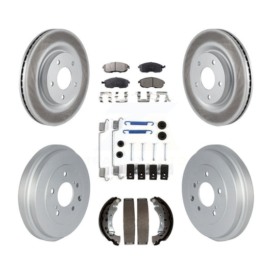 Coated Disc Rotors and Semi-Metallic Brake Pads Kit-KGF-102347 - Kit.bestparts.ca