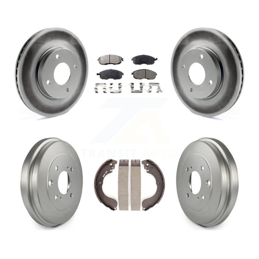 Coated Disc Rotors and Semi-Metallic Brake Pads Kit-KGF-102354 - Kit.bestparts.ca
