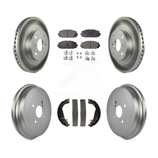 Coated Disc Rotors and Semi-Metallic Brake Pads Kit-KGF-102355 - Kit.bestparts.ca