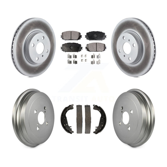 Coated Disc Rotors and Semi-Metallic Brake Pads Kit-KGF-102356 - Kit.bestparts.ca