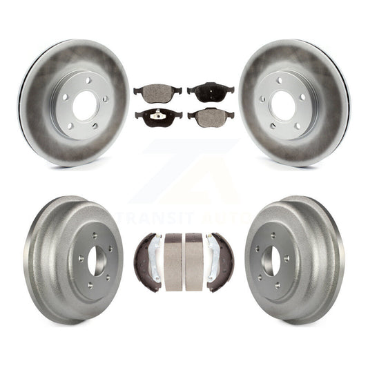 Coated Disc Rotors and Semi-Metallic Brake Pads Kit-KGF-102357 - Kit.bestparts.ca