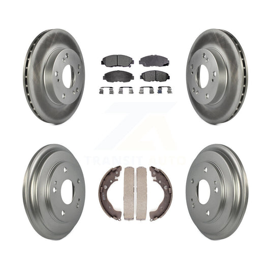 Coated Disc Rotors and Semi-Metallic Brake Pads Kit-KGF-102368 - Kit.bestparts.ca