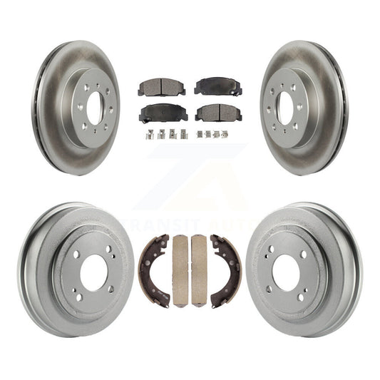 Coated Disc Rotors and Semi-Metallic Brake Pads Kit-KGF-102372 - Kit.bestparts.ca