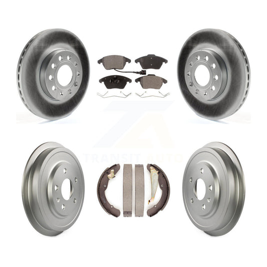 Coated Disc Rotors and Semi-Metallic Brake Pads Kit-KGF-102373 - Kit.bestparts.ca
