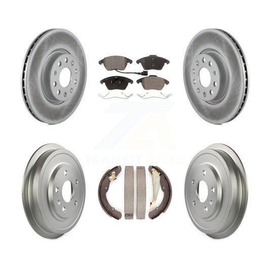 Coated Disc Rotors and Semi-Metallic Brake Pads Kit-KGF-102374 - Kit.bestparts.ca