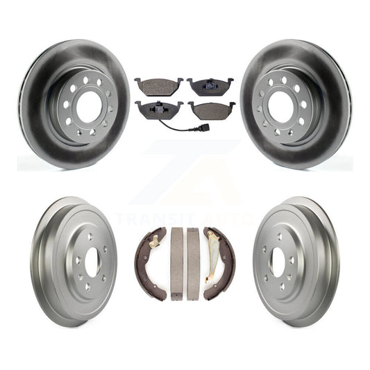 Coated Disc Rotors and Semi-Metallic Brake Pads Kit-KGF-102375 - Kit.bestparts.ca