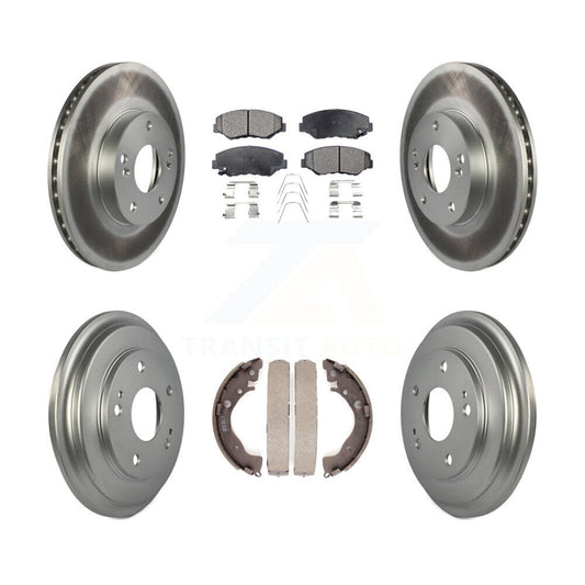 Coated Disc Rotors and Semi-Metallic Brake Pads Kit-KGF-102378 - Kit.bestparts.ca