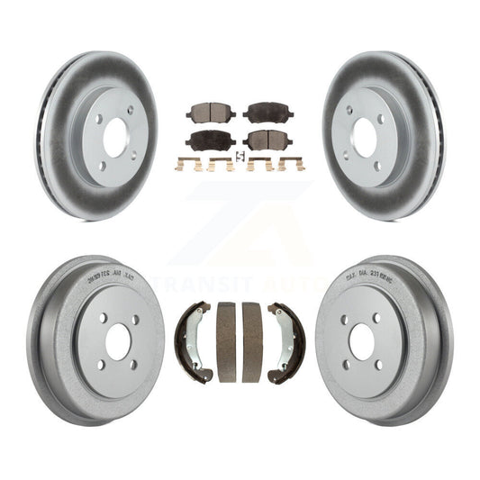 Coated Disc Rotors and Semi-Metallic Brake Pads Kit-KGF-102381 - Kit.bestparts.ca