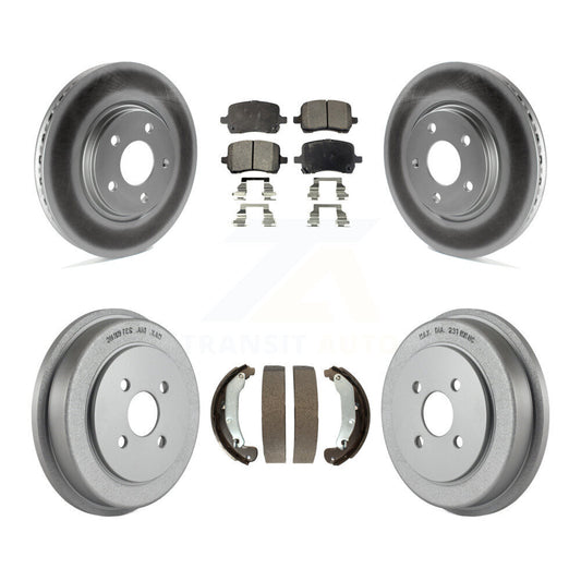 Coated Disc Rotors and Semi-Metallic Brake Pads Kit-KGF-102388 - Kit.bestparts.ca