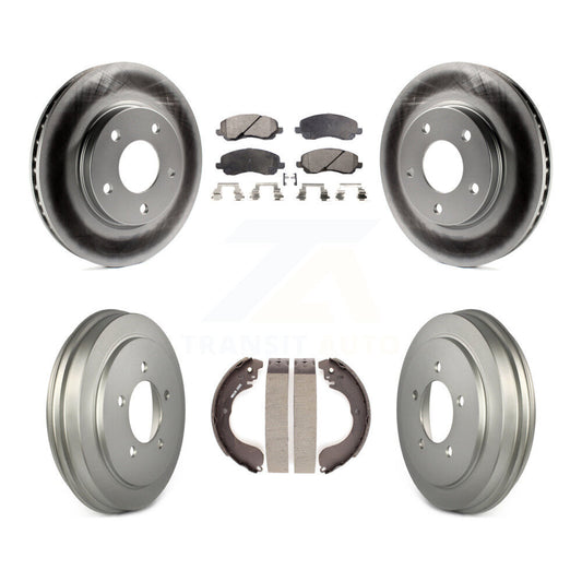 Coated Disc Rotors and Semi-Metallic Brake Pads Kit-KGF-102399 - Kit.bestparts.ca