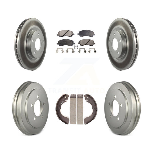 Coated Disc Rotors and Semi-Metallic Brake Pads Kit-KGF-102400 - Kit.bestparts.ca