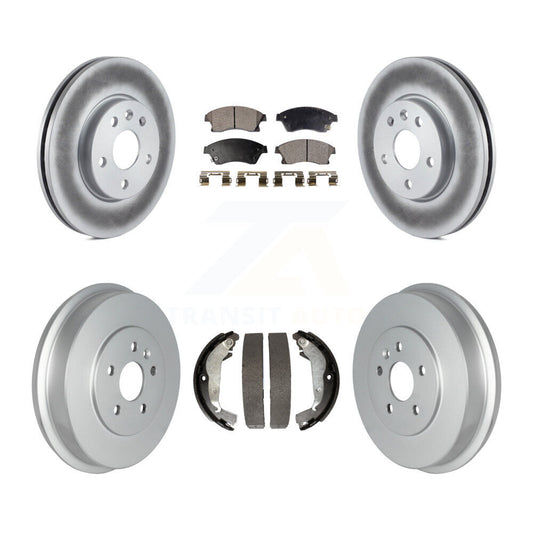 Coated Disc Rotors and Semi-Metallic Brake Pads Kit-KGF-102401 - Kit.bestparts.ca