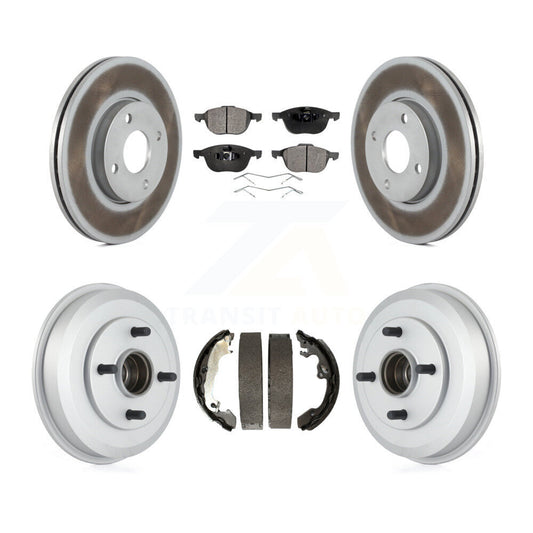 Coated Disc Rotors and Semi-Metallic Brake Pads Kit-KGF-102402 - Kit.bestparts.ca