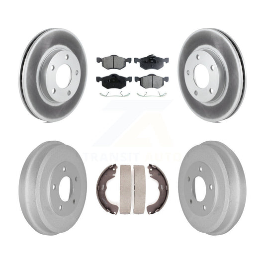 Coated Disc Rotors and Semi-Metallic Brake Pads Kit-KGF-102403 - Kit.bestparts.ca
