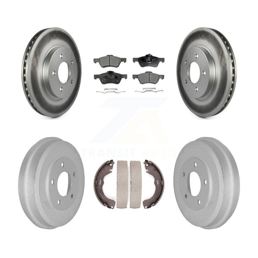 Coated Disc Rotors and Semi-Metallic Brake Pads Kit-KGF-102404 - Kit.bestparts.ca