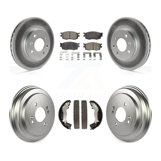 Coated Disc Rotors and Semi-Metallic Brake Pads Kit-KGF-102407 - Kit.bestparts.ca