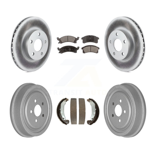 Coated Disc Rotors and Semi-Metallic Brake Pads Kit-KGF-102410 - Kit.bestparts.ca
