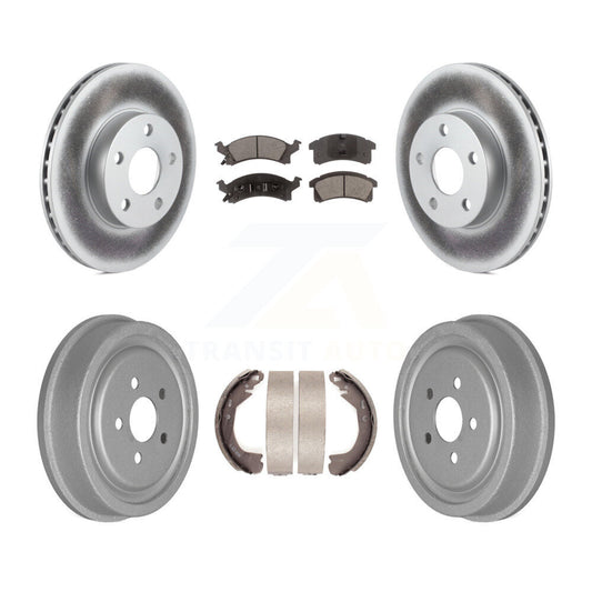 Coated Disc Rotors and Semi-Metallic Brake Pads Kit-KGF-102411 - Kit.bestparts.ca