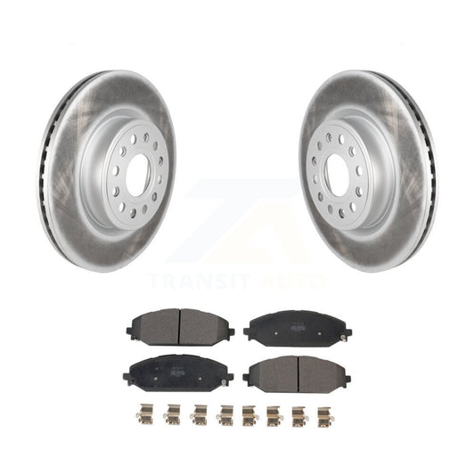 Coated Disc Rotors and Semi-Metallic Brake Pads Kit-KGF-102453 - Kit.bestparts.ca