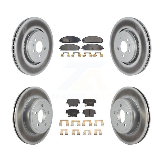 Coated Disc Rotors and Semi-Metallic Brake Pads Kit-KGF-102483 - Kit.bestparts.ca