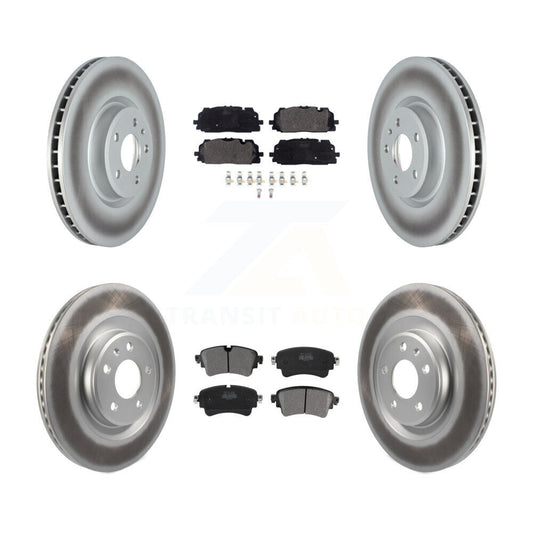 Coated Disc Rotors and Semi-Metallic Brake Pads Kit-KGF-102504 - Kit.bestparts.ca