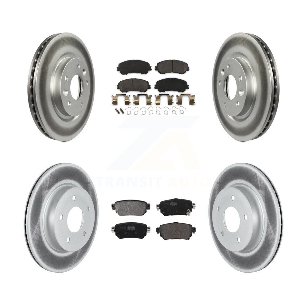 Coated Disc Rotors and Semi-Metallic Brake Pads Kit-KGF-102635 - Kit.bestparts.ca Kit.bestparts.ca