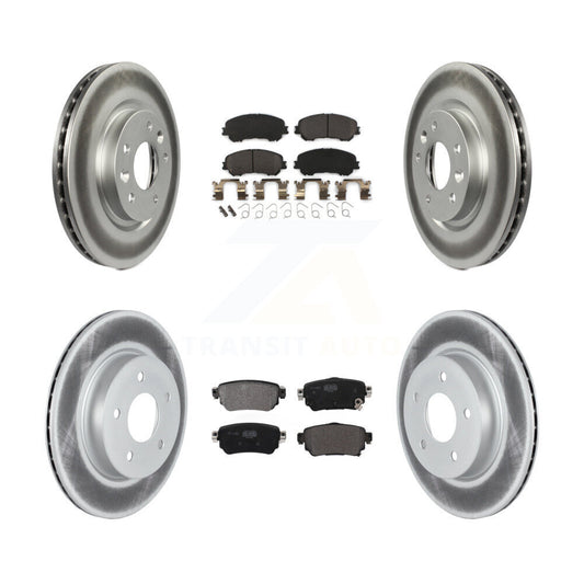 Coated Disc Rotors and Semi-Metallic Brake Pads Kit-KGF-102635 - Kit.bestparts.ca
