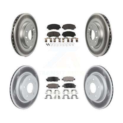 Coated Disc Rotors and Semi-Metallic Brake Pads Kit-KGF-102636 - Kit.bestparts.ca