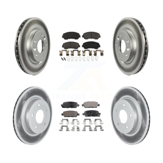 Coated Disc Rotors and Semi-Metallic Brake Pads Kit-KGF-102636 - Kit.bestparts.ca