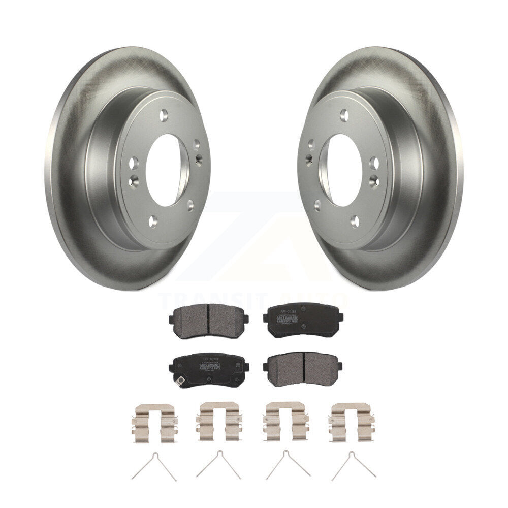 Coated Disc Rotors and Semi-Metallic Brake Pads Kit-KGF-102648 - Kit.bestparts.ca