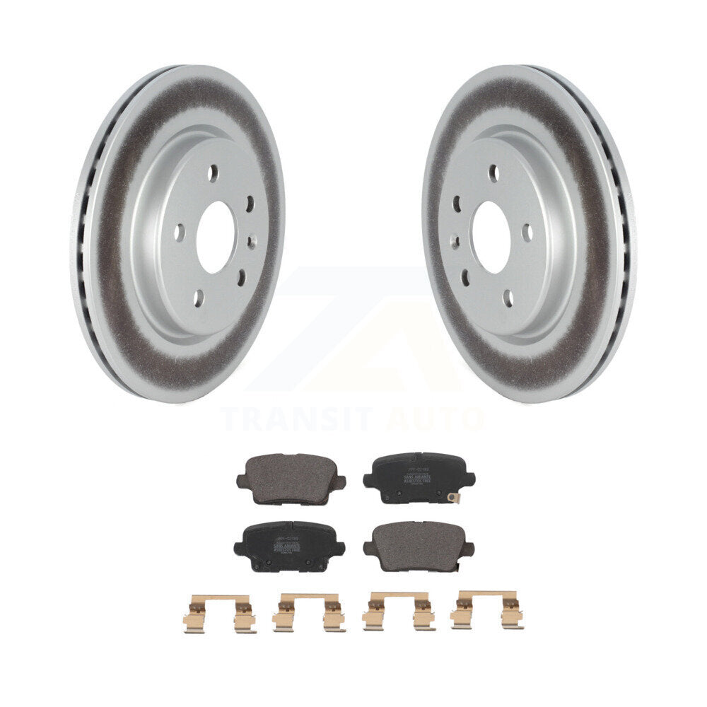 Coated Disc Rotors and Semi-Metallic Brake Pads Kit-KGF-102658 - Kit.bestparts.ca