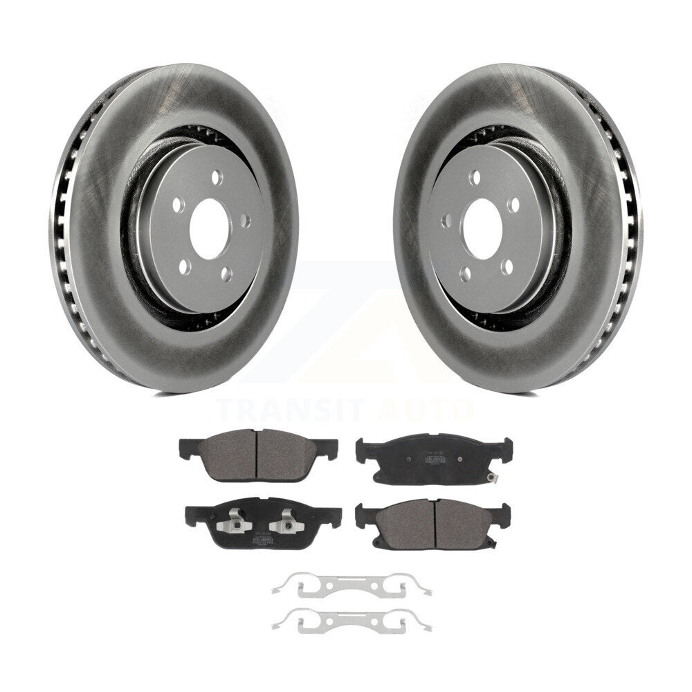 Coated Disc Rotors and Semi-Metallic Brake Pads Kit-KGF-102660 - Kit.bestparts.ca