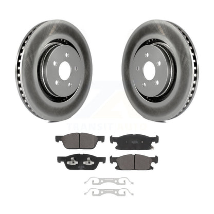 Coated Disc Rotors and Semi-Metallic Brake Pads Kit-KGF-102660 - Kit.bestparts.ca