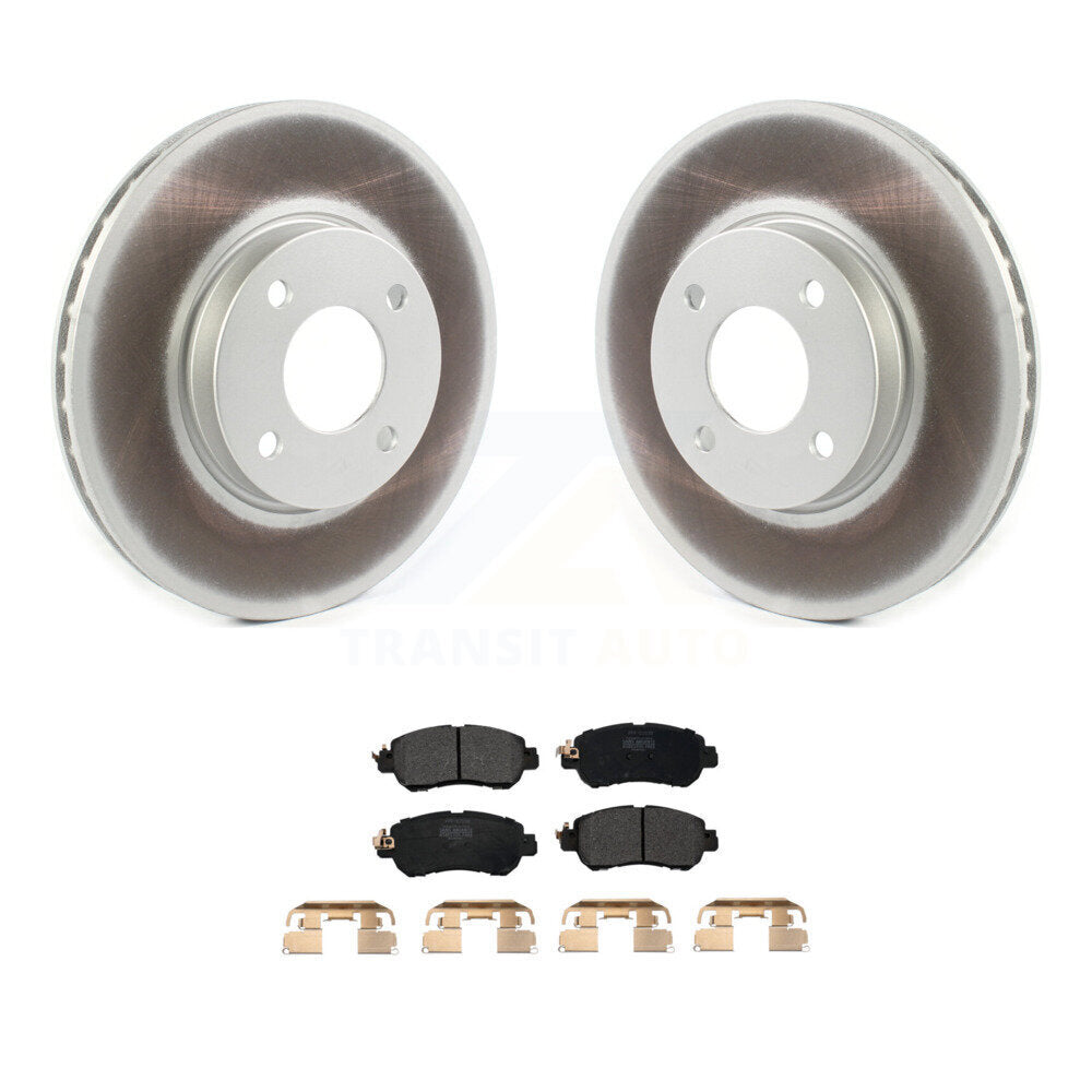 Coated Disc Rotors and Semi-Metallic Brake Pads Kit-KGF-102663 - Kit.bestparts.ca