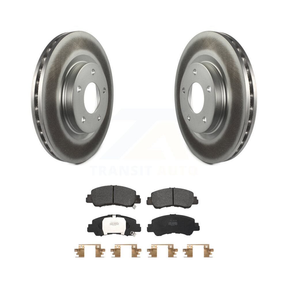Coated Disc Rotors and Semi-Metallic Brake Pads Kit-KGF-102664 - Kit.bestparts.ca