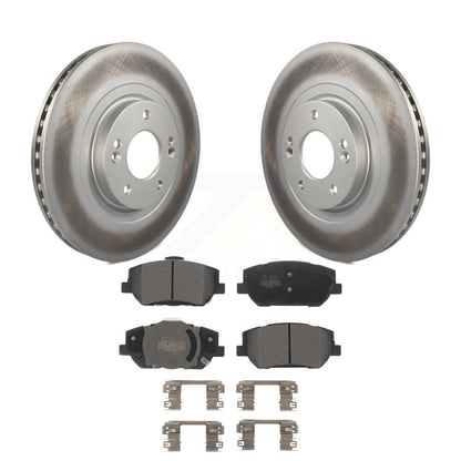Coated Disc Rotors and Semi-Metallic Brake Pads Kit-KGF-102666 - Kit.bestparts.ca