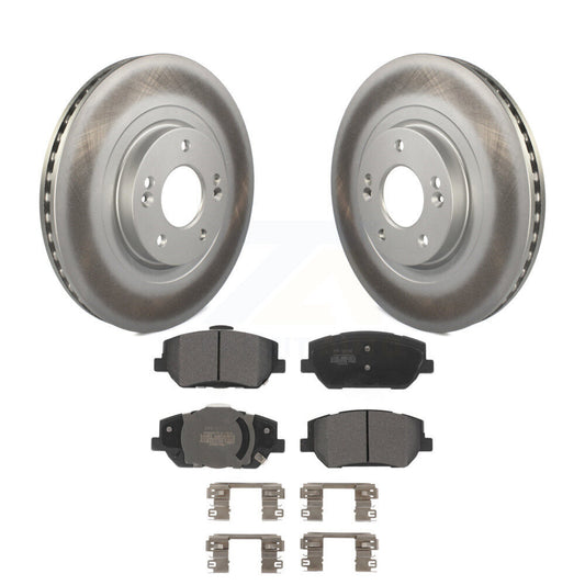 Coated Disc Rotors and Semi-Metallic Brake Pads Kit-KGF-102666 - Kit.bestparts.ca