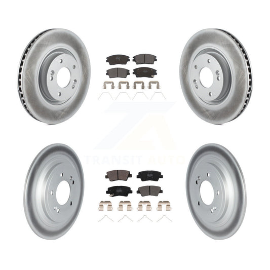 coated disc rotors and semi metallic brake pads-kgf-102669 - Kit.bestparts.ca