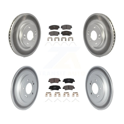 Coated Disc Rotors and Semi-Metallic Brake Pads Kit-KGF-102670 - Kit.bestparts.ca