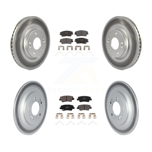 Coated Disc Rotors and Semi-Metallic Brake Pads Kit-KGF-102670 - Kit.bestparts.ca