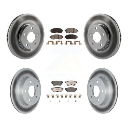 Coated Disc Rotors and Semi-Metallic Brake Pads Kit-KGF-102677 - Kit.bestparts.ca