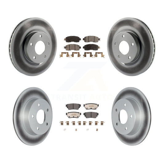 Coated Disc Rotors and Semi-Metallic Brake Pads Kit-KGF-102677 - Kit.bestparts.ca