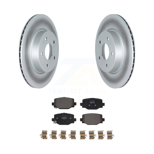 Coated Disc Rotors and Semi-Metallic Brake Pads Kit-KGF-102683 - Kit.bestparts.ca
