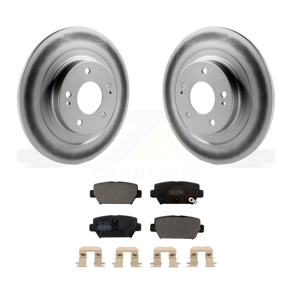 Coated Disc Rotors and Semi-Metallic Brake Pads Kit-KGF-102687 - Kit.bestparts.ca