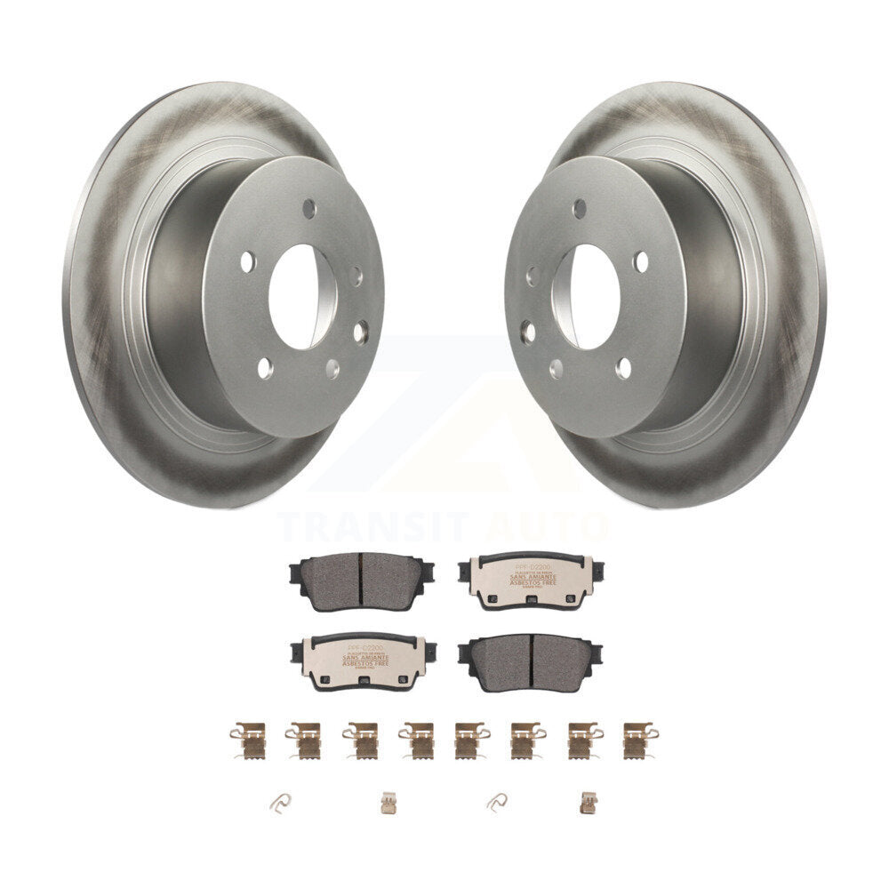 Coated Disc Rotors and Semi-Metallic Brake Pads Kit-KGF-102689 - Kit.bestparts.ca