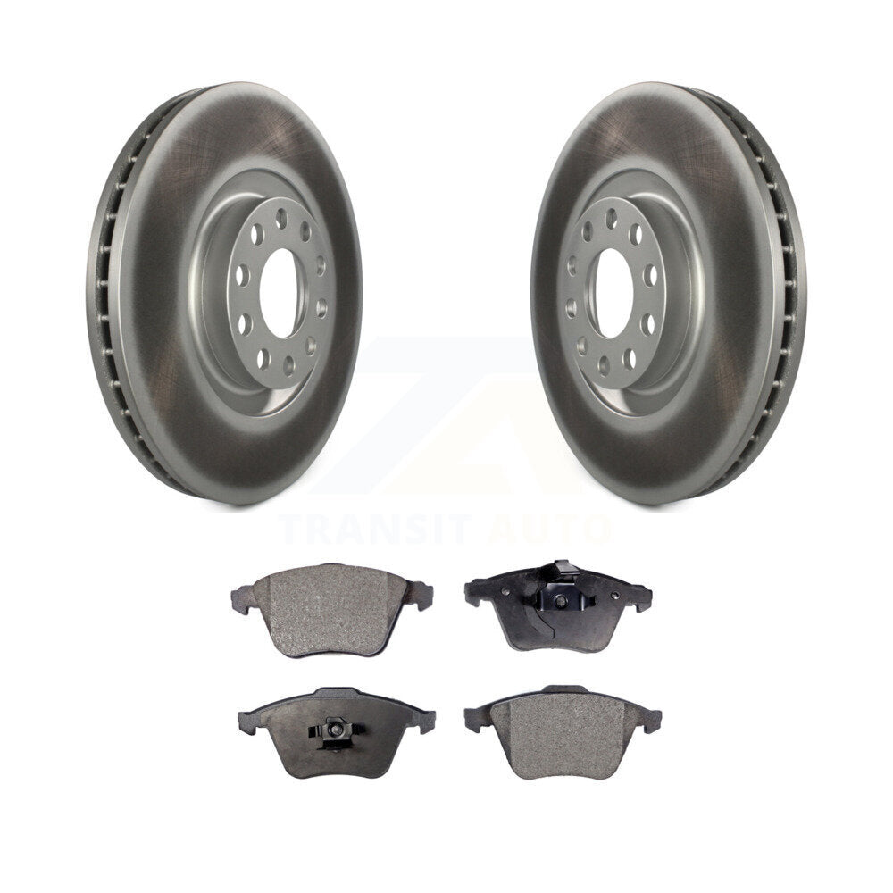 Coated Disc Rotors and Semi-Metallic Brake Pads Kit-KGF-102695 - Kit.bestparts.ca