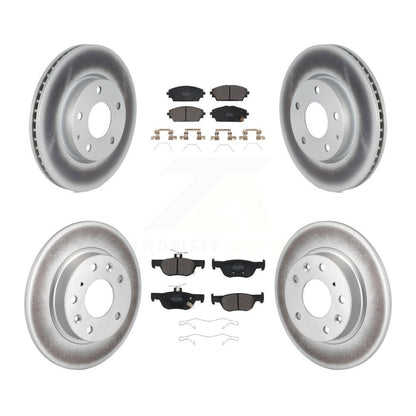 Coated Disc Rotors and Semi-Metallic Brake Pads Kit-KGF-102707 - Kit.bestparts.ca